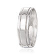 Men's 6mm Platinum Wedding Ring 