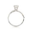 1.00 Carat Diamond Solitaire Ring in 14kt White Gold
