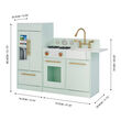 Teamson Kids &quot;Little Chef&quot; Chelsea Modern Play Kitchen in Mint and Gold