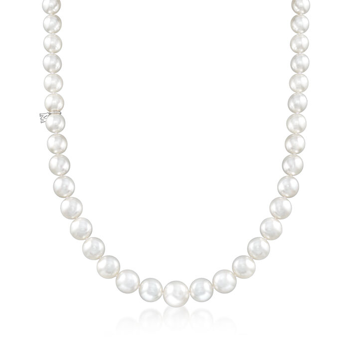 Mikimoto 9-12.8mm A+ South Sea Pearl Graduated Necklace in 18kt White Gold