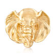 Italian 14kt Yellow Gold Elephant Pin