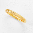 Andiamo 14kt Yellow Gold Over Resin Bangle Bracelet with Magnetic Clasp