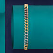 14kt Tri-Colored Gold Link Bracelet