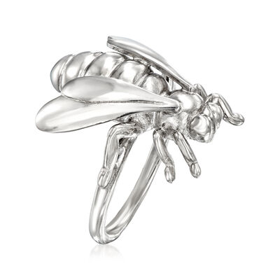 Italian Sterling Silver Bumblebee Ring