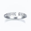 .37 ct. t.w. Diamond Open-Space Ring in 14kt White Gold