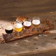 Lenox Crystal Beer Flight with Wooden Board