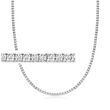 1.00 ct. t.w. Diamond Tennis Necklace in Sterling Silver
