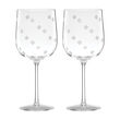 Kate Spade New York &quot;Spade Clover&quot; Set of 2 Wine Glasses