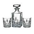 Waterford Crystal &quot;Markham&quot; Set of Two Glasses and Decanter