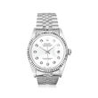 Pre-Owned Rolex Datejust Men's 36mm Automatic Stainless Steel and 18kt White Gold Watch