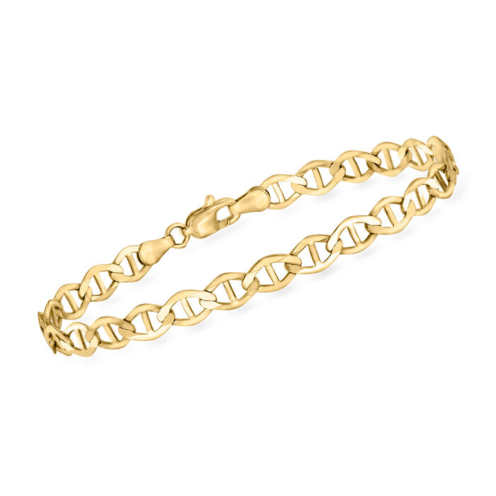 14kt Yellow Gold Mariner-Link Bracelet