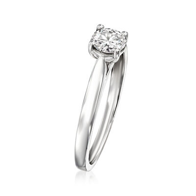 .50 Carat Lab-Grown Diamond Solitaire Ring in Sterling Silver