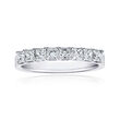 1.20 ct. t.w. Princess-Cut Diamond Ring in 14kt White Gold