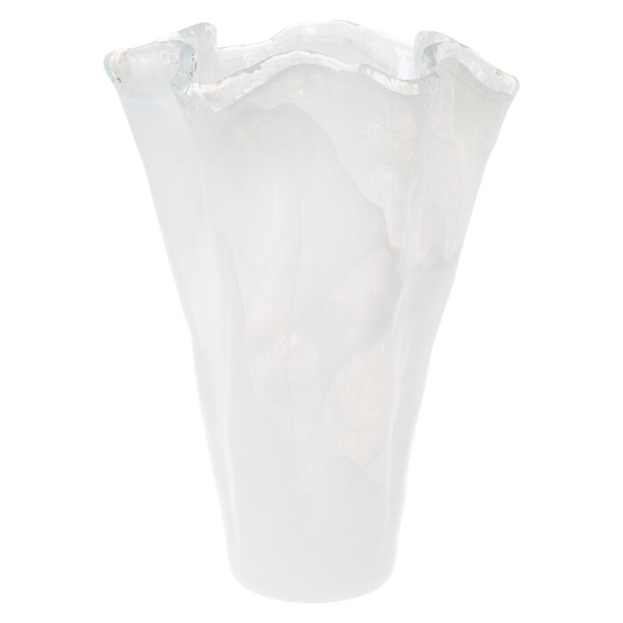 Vietri &quot;Onda&quot; Large Glass Vase from Italy