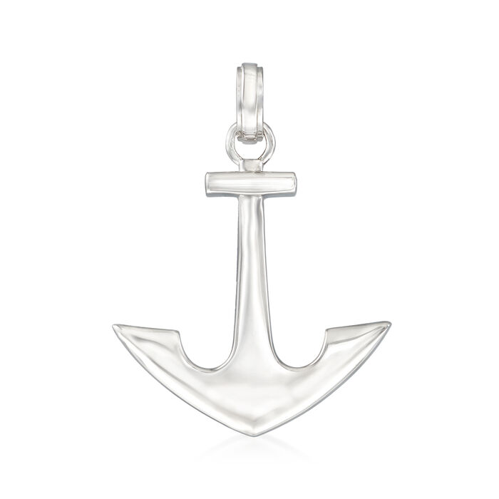 Gabriel Designs Men's Sterling Silver Anchor Pendant