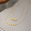 14kt Yellow Gold Mariner-Link Necklace