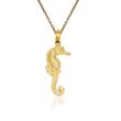 14kt Yellow Gold Seahorse Pendant Necklace