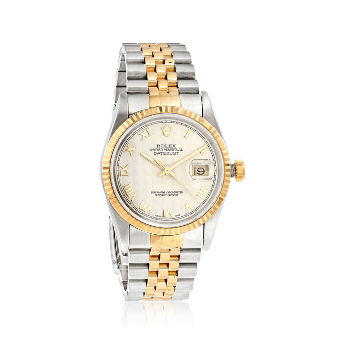 Pre-Owned Rolex Datejust Men's 36mm Automatic Watch in Two-Tone 