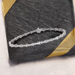 1.22 ct. t.w. Baguette Diamond Bracelet in 14kt White Gold
