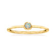 Opal Ring in 14kt Yellow Gold