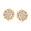 .33 ct. t.w. Diamond Jewelry Set: Earrings and Earring Jackets in 14kt Yellow Gold 