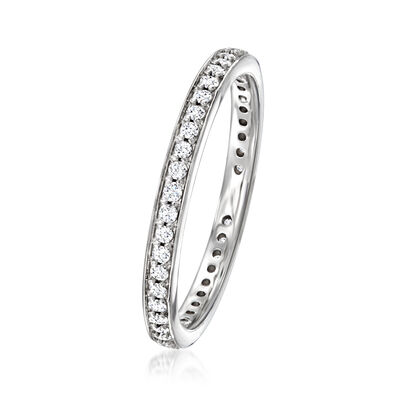 .33 ct. t.w. Lab-Grown Diamond Eternity Band in Sterling Silver