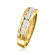 Men's 1.00 ct. t.w. Channel-Set Diamond Ring in 14kt Yellow Gold