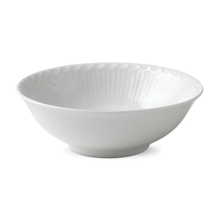 Royal Copenhagen Fluted Half Lace Porcelain Cereal Bowl