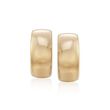 Roberto Coin 18kt Yellow Gold Small Puffed Half-Hoop Earrings