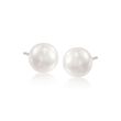 Mikimoto 6-6.5mm A+ Akoya Pearl  Earrings in 18kt White Gold
