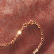 Italian 2.5mm 14kt Yellow Gold Marquise-Link Chain Necklace