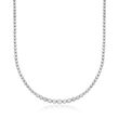 2.50 ct. t.w. Graduated Diamond Tennis Necklace in 14kt White Gold