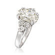 Majestic Collection 4.25 ct. t.w. Diamond Ring in 18kt White Gold