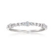 .20 ct. t.w. Round and Baguette Diamond Ring in 14kt White Gold