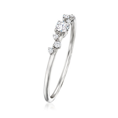 .15 ct. t.w. Diamond Scatter Ring in Sterling Silver
