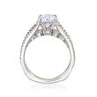 Simon G. .91 ct. t.w. Diamond Engagement Ring Setting in 18kt White Gold