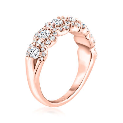 1.00 ct. t.w. Diamond Ring in 14kt Rose Gold