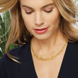Italian 14kt Yellow Gold Link Necklace