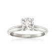 .72 Carat Certified Diamond Solitaire Engagement Ring in 14kt White Gold