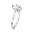 1.02 Carat Certified Marquise Diamond Solitaire Ring in 14kt White Gold