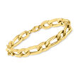 Italian 18kt Yellow Gold Curb-Link Bracelet