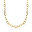 Italian Andiamo 14kt Yellow Gold Curb-Link Necklace