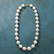 12-15mm Cultured Pearl Necklace with 14kt Yellow Gold