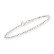 Sterling Silver Jewelry Set: Three Chain Bracelets