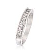 .35 ct. t.w. Synthetic Moissanite Wedding Ring in 14kt White Gold