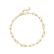 18kt Gold Over Sterling Jewelry Set: Three Anklets
