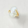 Moonstone Bypass Ring in 14kt Yellow Gold