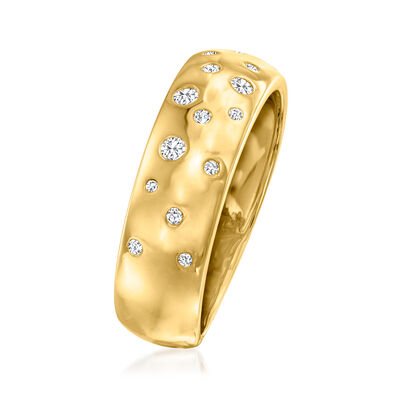.15 ct. t.w. Scattered-Diamond Ring in 18kt Yellow Gold