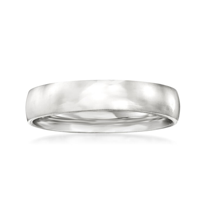 4mm Sterling Silver Ring