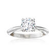1.12 Carat Diamond Solitaire Ring in 14kt White Gold